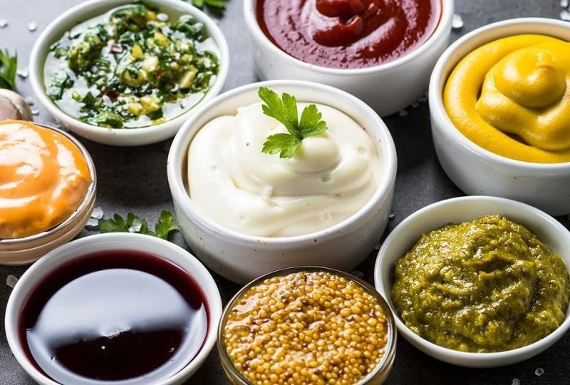Sauces, dressings, and processed foods Sauces, dressings, and processed foods